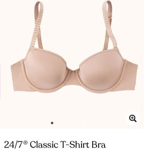 Two ThirdLove T-shirt bras in taupe (40 C).